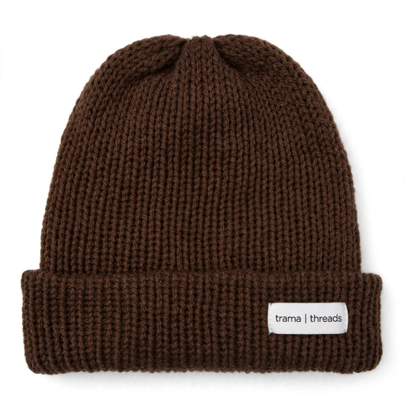 Gorro Beanie Tejido a Mano Café | Gorro Suave Unisex