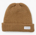 Gorro Beanie Tejido a Mano Camel | Gorro Suave Unisex