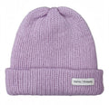 Gorro Beanie Tejido a Mano Lila Lavanda | Gorro Suave Unisex