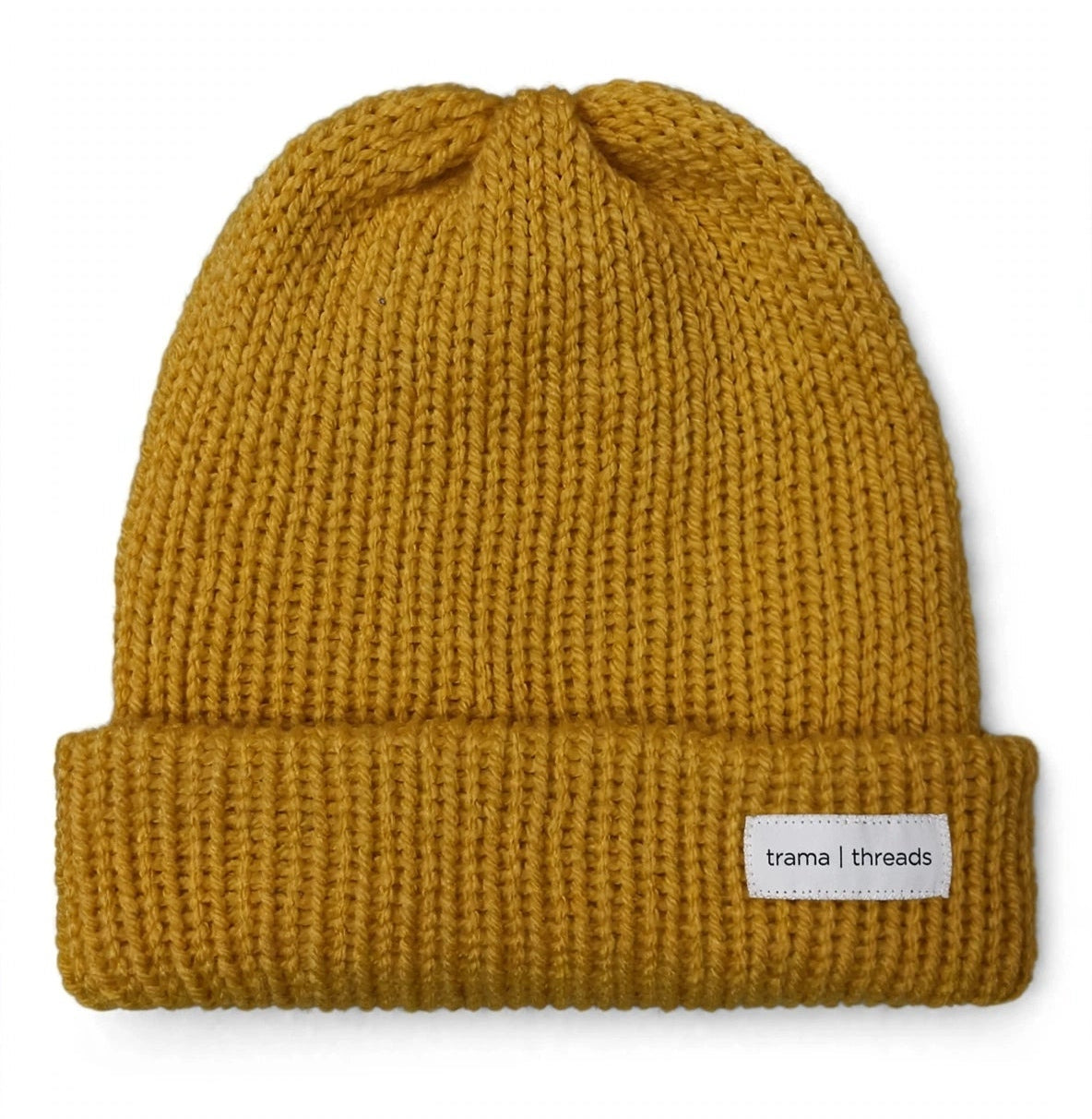 Gorro Beanie Tejido a Mano Mostaza | Gorro Suave Unisex