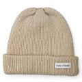 Gorro Beanie Tejido a Mano Beige Claro | Gorro Suave Unisex