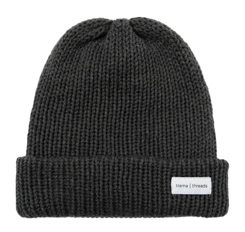 Gorro Beanie Tejido a Mano Grafito | Gorro Suave Unisex