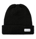 Gorro Beanie Tejido a Mano Negro | Gorro Suave Unisex