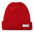 Gorro Beanie Tejido a Mano Rojo | Gorro Suave Unisex
